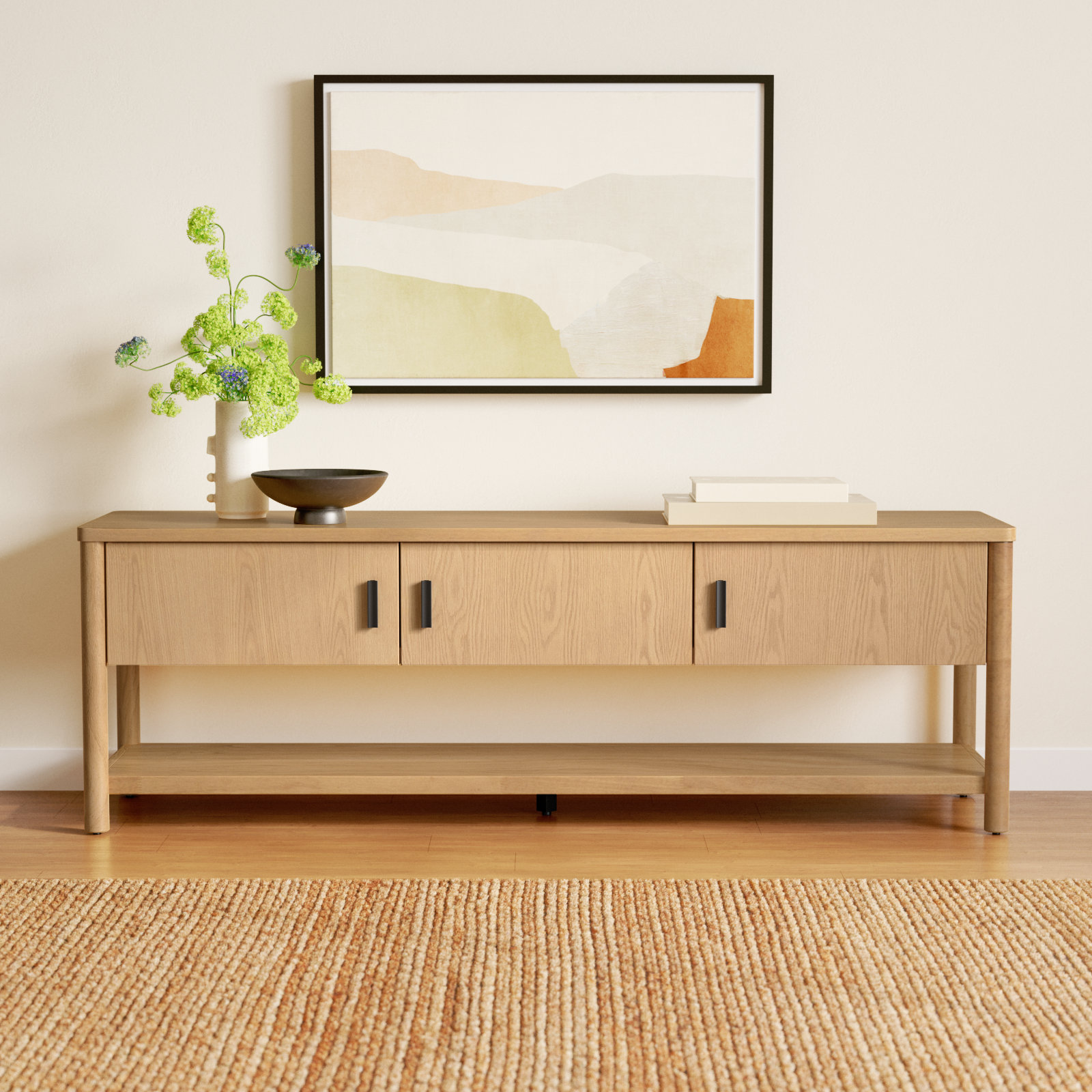 Kaplan 72'' Media Console, Natural