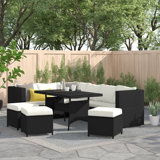 9 - Person Rattan with Cushions