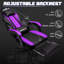 Chaises de jeu BOSIN avec repose-pieds, chaises de jeu d'ordinateur ergonomiques avec support lombaire-55654568