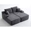 Canapé modulaire Cloud avec méridienne double et tissu moelleux confortable-497438298