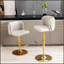Tabourets pivotants avec hauteur de siège réglable, rembourrage en polyuréthane moderne pour plus de confort et de style-13651896