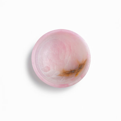 Bol Montana en albâtre rose
