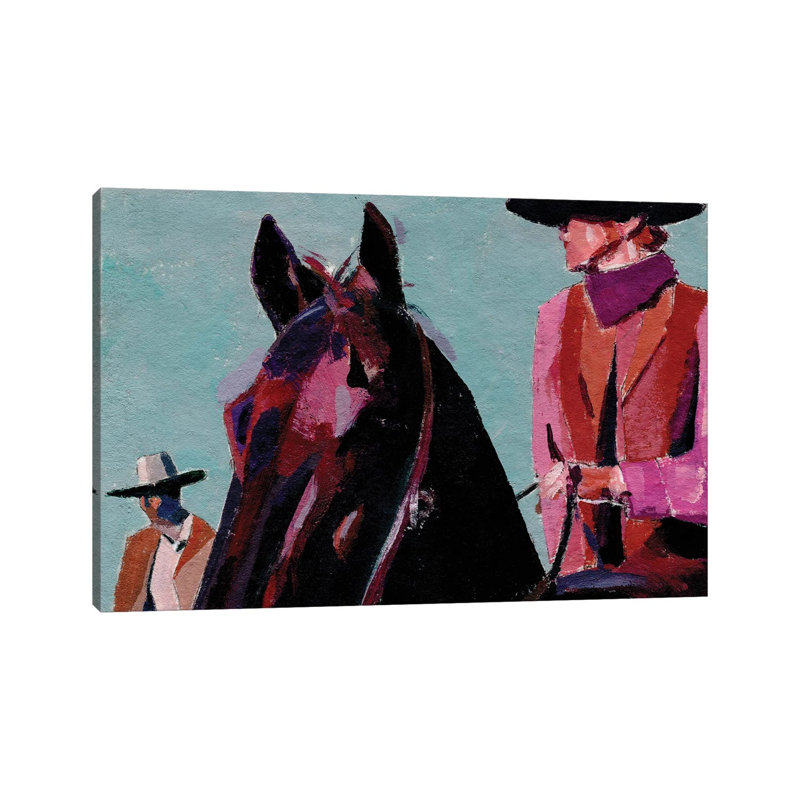 Twin Riders by Kevin Brent Morris - Gallery-Wrapped Canvas Giclée on Canvas, 101.6 cm H x 152.4 cm W x 3.175 cm D