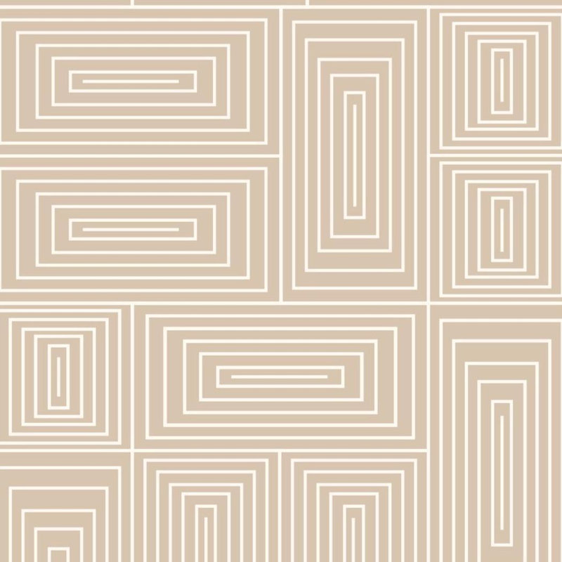 Nia 10' L x 25" W Wallpaper Roll, Peach, Self-adhesive, Vinyl