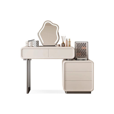 Makeup Vanity with Light mirror,5 drawers