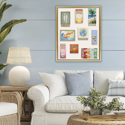 Cadre flottant de la collection World Matchbox, design par Lanie Loreth