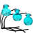 Bleu turquoise