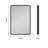 20X28 Inch Black Metal Framed Wall Mount Or Recessed Bathroom Medicine Cabinet With Mirror-674216684-674216686