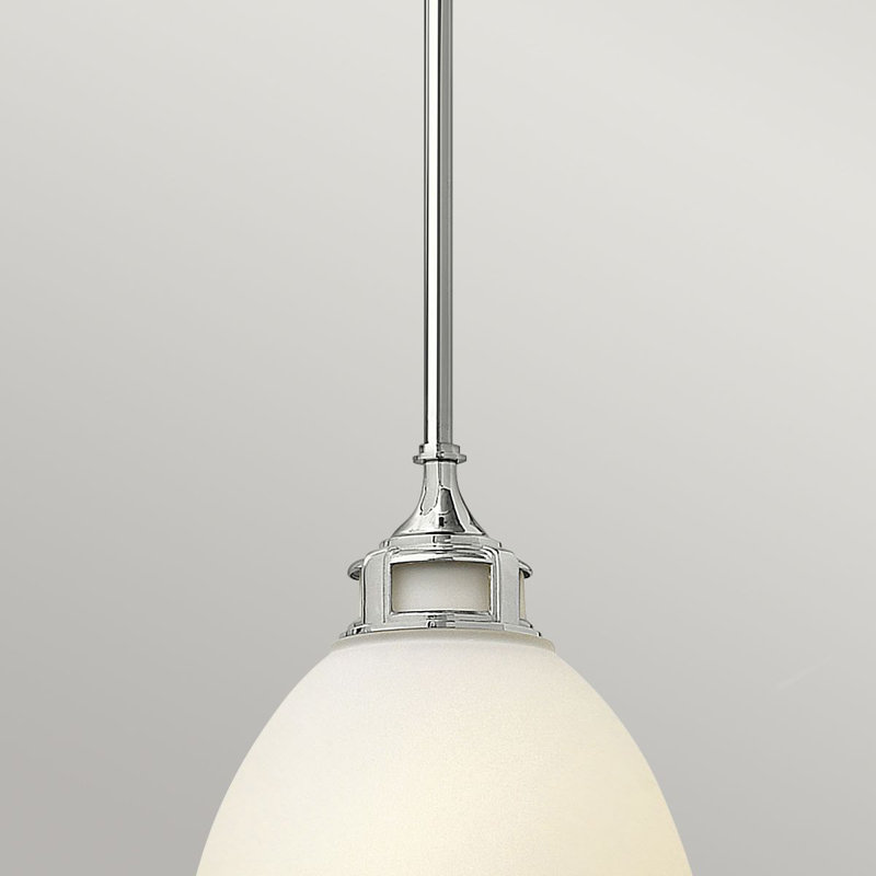Abigail 1 - Light Bell Pendant, Chrome, Medium