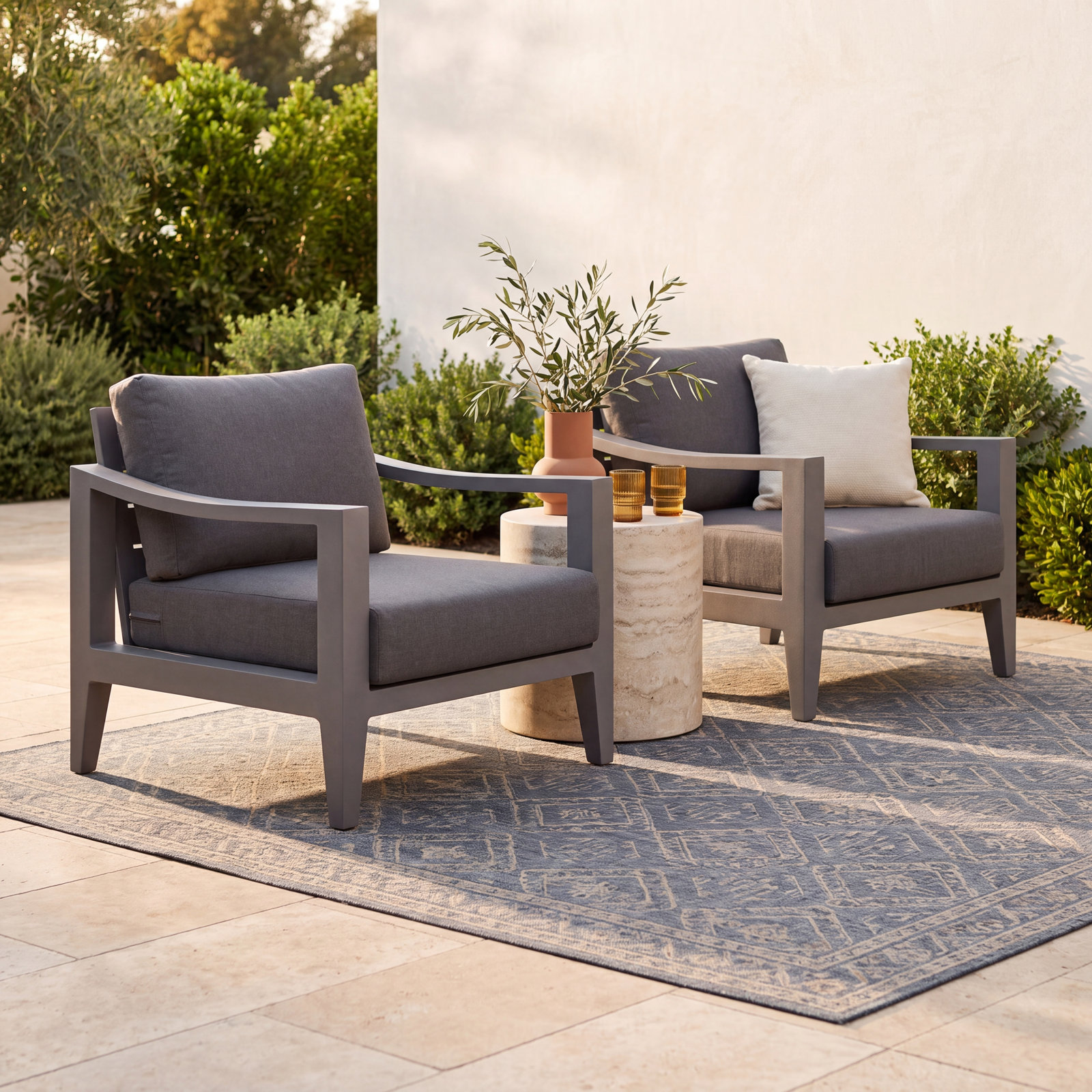 Solstice Sunbrella® Patio Lounge Chair, Beige Sunbrella®, Beige