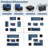  11-Piece Outdoor Furniture Seating Group with Fire Pit Table-2178308-2178311