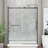 60"W X 76" H Single Sliding Frameless Shower Door With Thickened Upgrade Tempered Glass | Stainless Steel Hardware | Safe, Explosion-Resistant &  Anti-shatter Film | Waterproof Design | Easy to Install | Sturdy & Durable-115141831