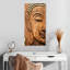 Buddhist Wood Carved Buddha Canvas Print-1688888244