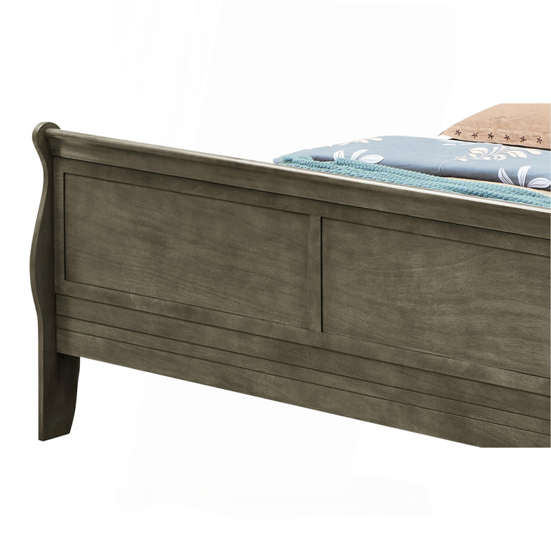 Très grand lit traditionnel gris pour les chambres élégantes