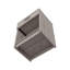 Table de chevet H 21 po, un tiroir, tablette basse, plateau, gris clair-1436014388