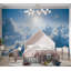Papier peint nuages - rayons de soleil chauds-166664590