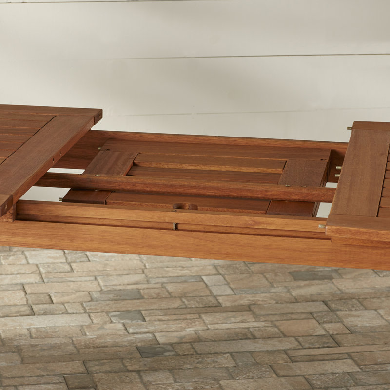 Anautica 6 - Person Wood Patio Dining Set with Oval Table