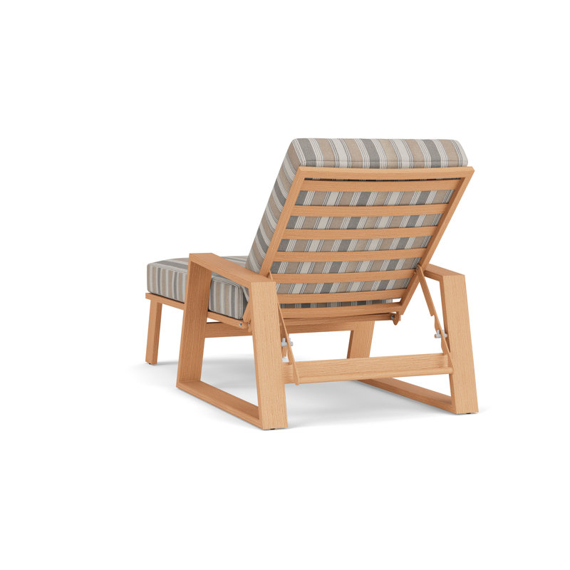 Pursuit Outdoor Chaise Lounge, Purveyor Pewter