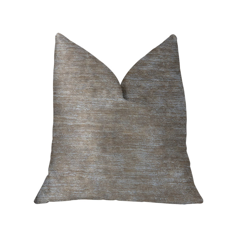 Monroe Bisque Novelty Pillow Cover & Insert, 20" H x 20" W, Brown