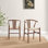 Carlton Solid Wooden & Rope Sculpted Dining Chairs - Elegant Scandi Inspired