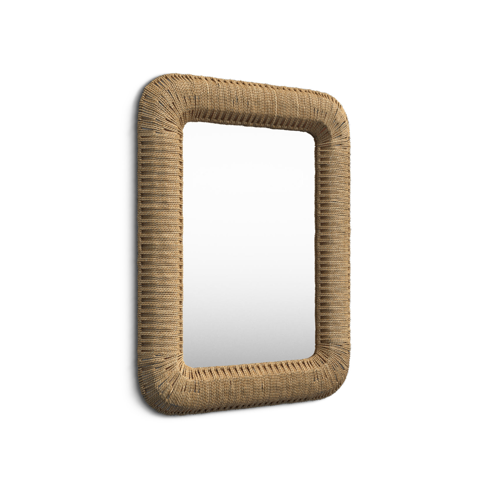Cal Solid Wood Rectangle Wall Mirror