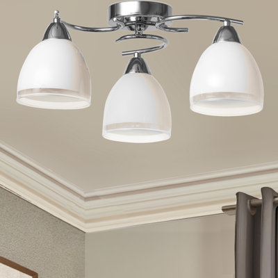 Astro Glass Semi Flush Mount