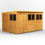 Powersheds 12 x 8ft Timber Tongue & Groove Pent Garden Shed