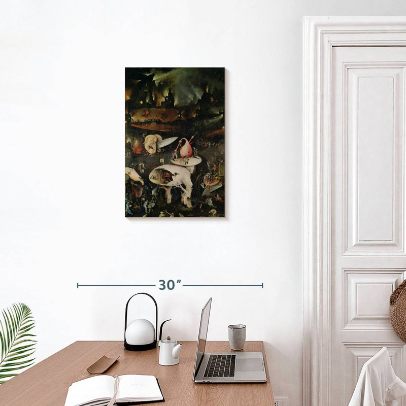 Kelan, le jardin des délices terrestres VII, H 24 po x l 16 po