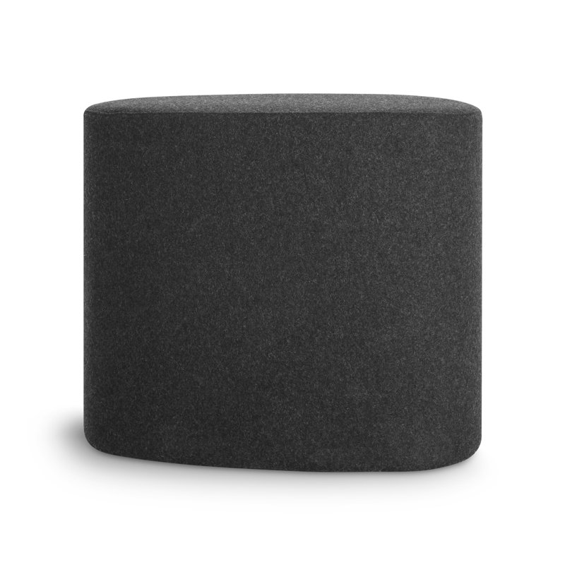 Swole Ottoman, Vesper Charcoal
