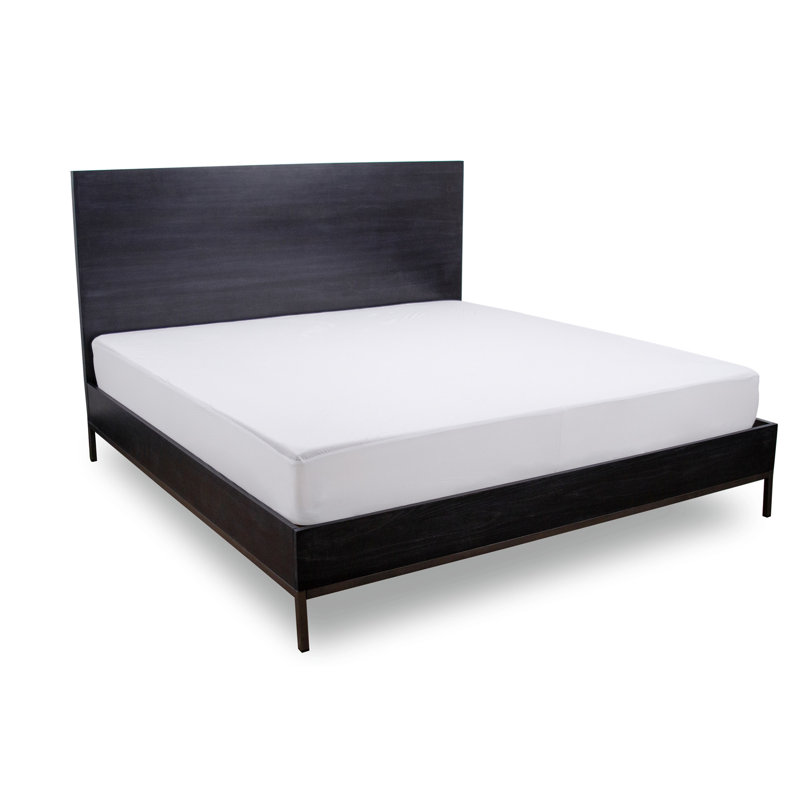 Housse de protection pour matelas en polyester à surface lisse et hypoallergénique, Grand lit