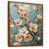 Toile avec cadre flottant brun