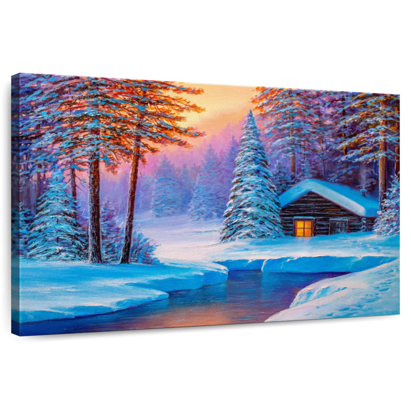 Alvord White Christmas, 32" H x 48" W
