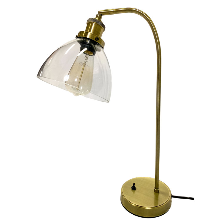 Sayre 20.5" Gold Desk Lamp