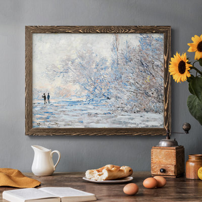 The Hoarfrost At Giverny, 1885, reproduction d'art sur toile