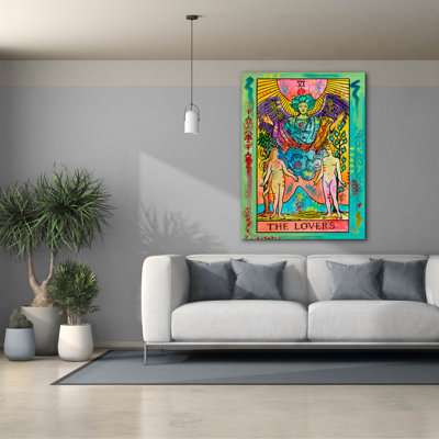 Tarot - The Lovers' by Dean Russo Canvas Wall Art