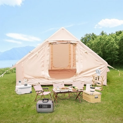 Inflatable Camping Tent with Hand Pump
