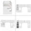 Lit mezzanine simple avec escalier de rangement et fenêtre-483843369