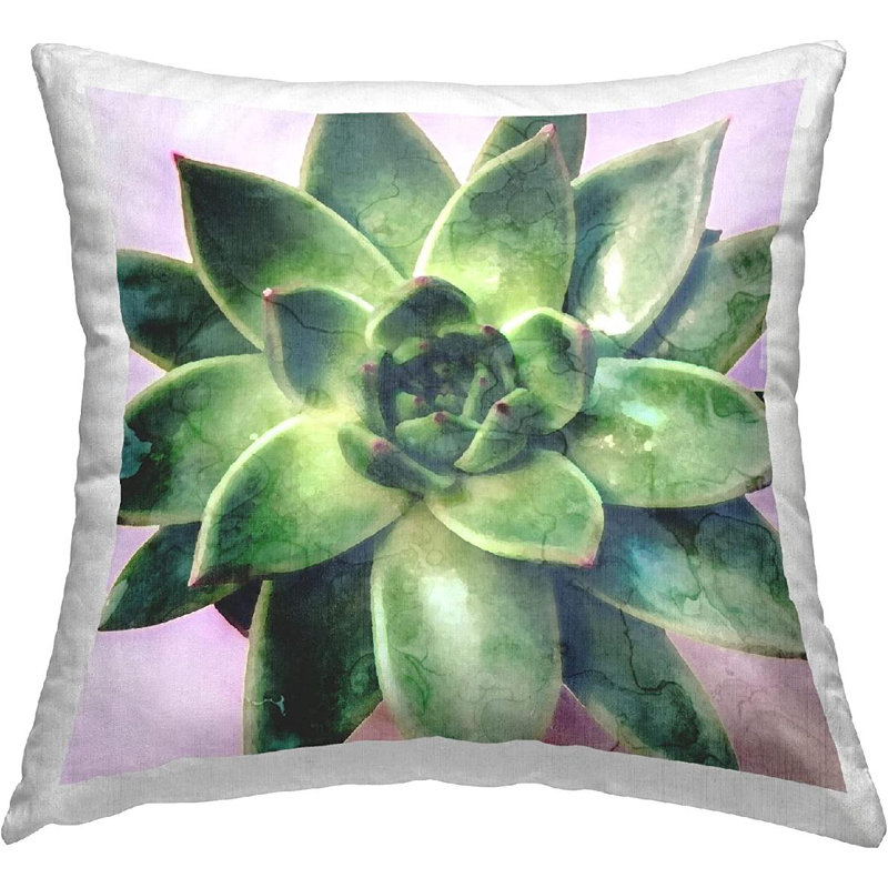 Polyester Throw Square Pillow Cover & Insert
