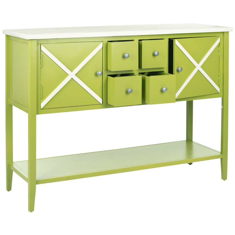 45.8'' Sideboard, Green / White