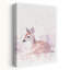 Peaceful Baby Fawn Delicate Peaceful Serene Deer Nature Wildlife Wall Art Print by Mathieu - Wrapped Canvas Print-795756654