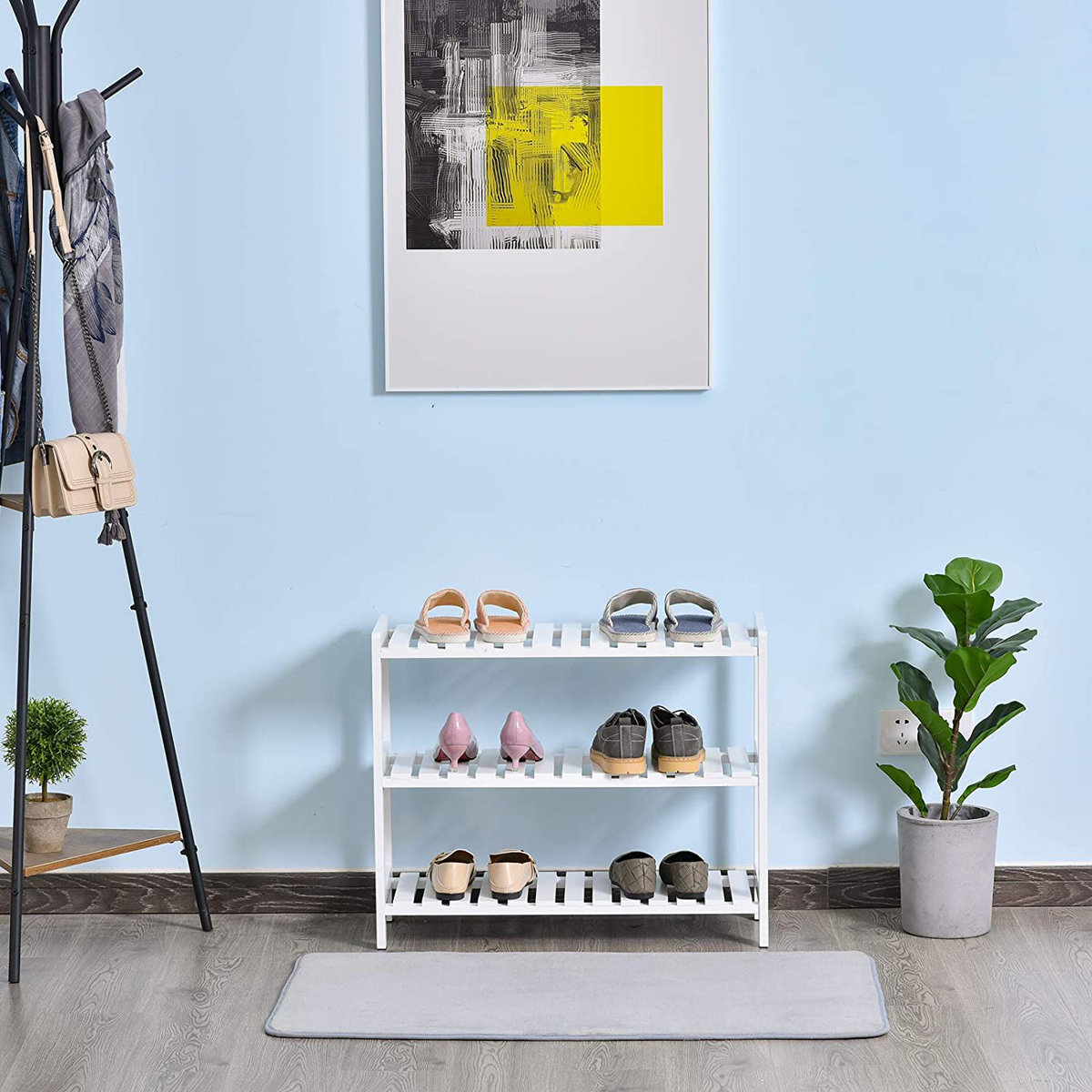 August Grove 9 Pair Shoe Rack & Reviews | Wayfair.co.uk
