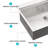 30 Drop In Kitchen Sink -  30 Inch Kitchen Sink Topmount Ledge Workstation 18 Gauge Stainless Steel Single Bowl Kitchen Sink