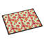 Tapis de porte d’extérieur anti-dérapant ornements Anne-38445272