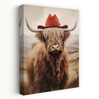 Highland Love - Contemporary Modern Farmhouse, art moderne abstrait, art contemporain