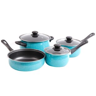  Oster Derrick 7-Piece Stainless Steel Cookware Set