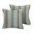 Moore Striped Outdoor Reversible Throw Pillow-55620390