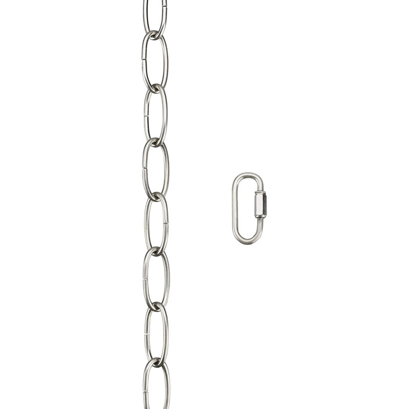Chaîne robuste, Argent, H 72 po x l 0,75 po x P 0,75 po