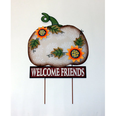 Staked Thanksgiving Garden Stake