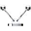  Concord 2-Light Indoor Polished Nickel Vanity Wall Mount Sconce No Shades