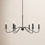 Ableton 6-Light Dimmable Candle Style Chandelier